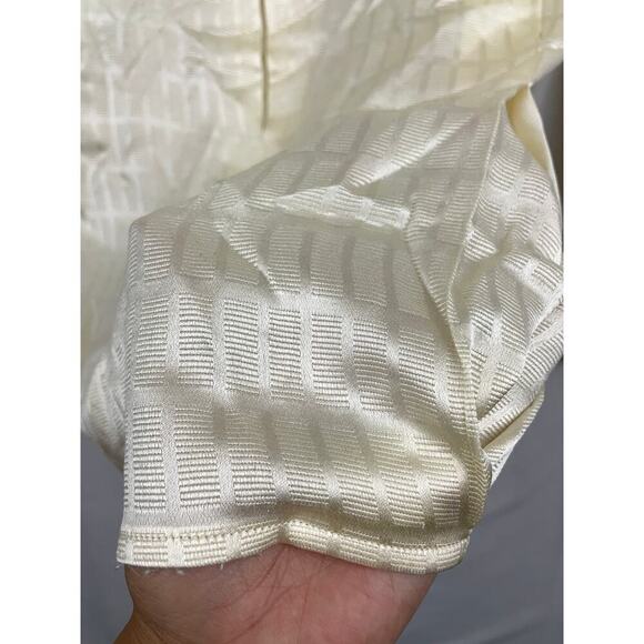 VTG Long Sleeve Silk Blouse Top Sz 8 Women's 80s Abstract - Picture 8 of 15